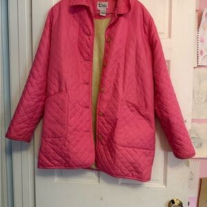 Lilly Pulitzer Pink Quilted Puffer Jacket